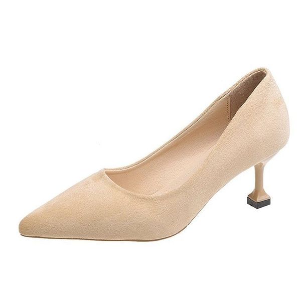 dress shoes 2021 ladies woman pumps solid flock pointed toe wedding casual slip on shallow thin high heels women, Black
dress shoes 2021 ladies woman pumps solid flock pointed toe wedding casual slip on shallow thin high heels women, Black