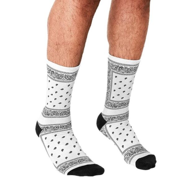 men's socks 2021 funny men's bandanna white pattern printed hip hop men happy cute boys street style crazy for, Black
men's socks 2021 funny men's bandanna white pattern printed hip hop men happy cute boys street style crazy for, Black