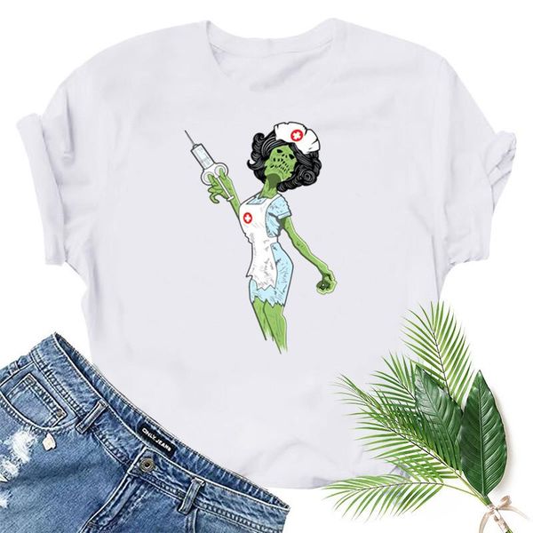 women's t-shirt 2021 halloween fun pattern printing short-sleeved female womens and men tees summer, White
women's t-shirt 2021 halloween fun pattern printing short-sleeved female womens and men tees summer, White
