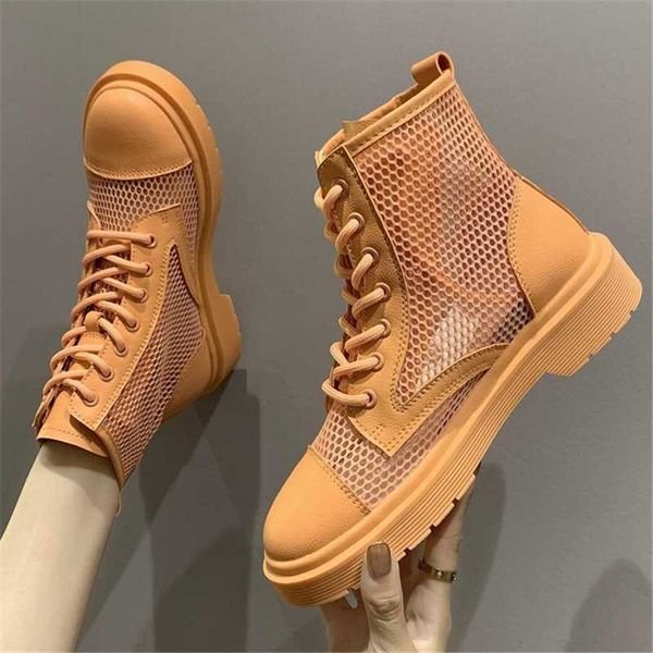 boots 2021 summer women's white orange lace-up hollow out ankle breathable leather mesh platform cool shoes botas mujer, Black
boots 2021 summer women's white orange lace-up hollow out ankle breathable leather mesh platform cool shoes botas mujer, Black