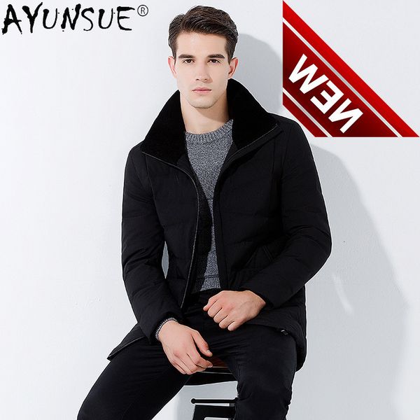 men winter jacket 2021 men's clothing white duck down jackets real lamb fur collar coat ropa hombre lxr643, Black
men winter jacket 2021 men's clothing white duck down jackets real lamb fur collar coat ropa hombre lxr643, Black