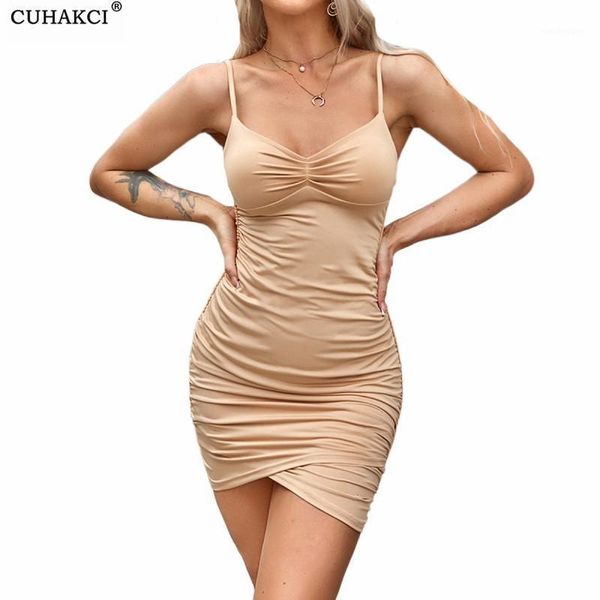 casual dresses cuhakci fashion ruched bodycon party for women sling sleeveless mini dress clubwear slim skinny vestidos mujer, Black;gray
casual dresses cuhakci fashion ruched bodycon party for women sling sleeveless mini dress clubwear slim skinny vestidos mujer, Black;gray
