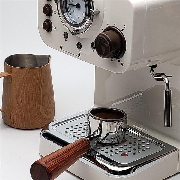 coffee filters 51mm bottomless portafilter for professional espresso machine wooden handle stainless steel
coffee filters 51mm bottomless portafilter for professional espresso machine wooden handle stainless steel