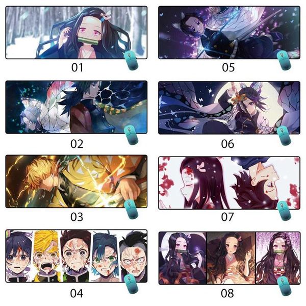 mouse pads & wrist rests anime demon slayer kimetsu no yaiba gaming large pad computer mousepad edge mause keyboard desk mat 80*30cm
mouse pads & wrist rests anime demon slayer kimetsu no yaiba gaming large pad computer mousepad edge mause keyboard desk mat 80*30cm