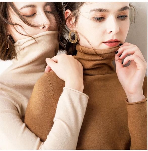 women's sweaters 2021 winter solid turtleneck sweater korean style women long sleeve chic ladies jumpers knitted, White;black
women's sweaters 2021 winter solid turtleneck sweater korean style women long sleeve chic ladies jumpers knitted, White;black