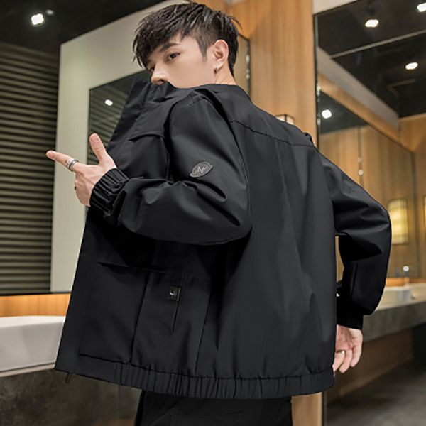 autumn jacket mens casual fashion zipper male parka coat solid korean style trendy men streetwear bomber jakcet 2020 new, Black;brown
autumn jacket mens casual fashion zipper male parka coat solid korean style trendy men streetwear bomber jakcet 2020 new, Black;brown