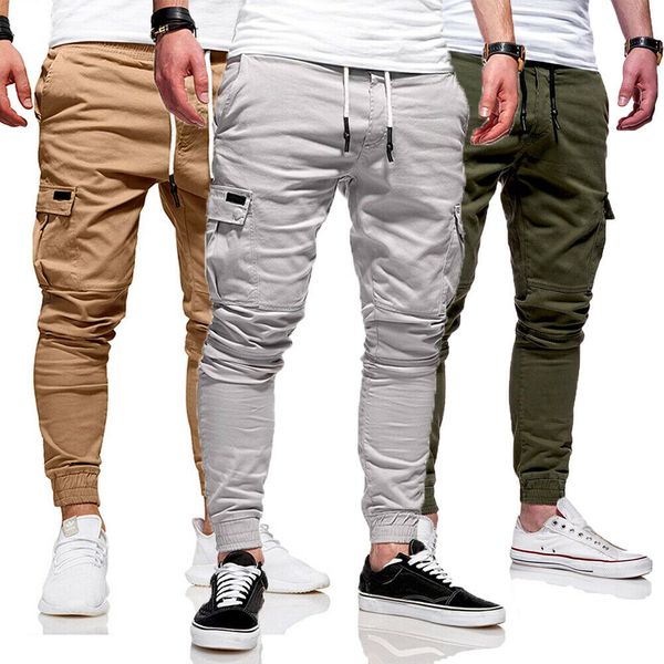 casual joggers pants cargo solid color men cotton elastic long trousers pantalon homme military cargos pant mens legging, Black
casual joggers pants cargo solid color men cotton elastic long trousers pantalon homme military cargos pant mens legging, Black