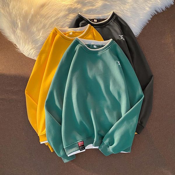 men's hoodies & sweatshirts street trendy crewneck sweatshirt male 2021 autumn hip hop casual loose minimalist couple harajuku gothic o, Black
men's hoodies & sweatshirts street trendy crewneck sweatshirt male 2021 autumn hip hop casual loose minimalist couple harajuku gothic o, Black