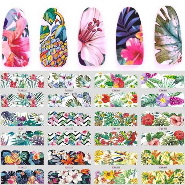 stickers & decals 12pc summer floral nail sticker leaf flower water transfer decal flamingo fruit art sliders manicure decoration trbn949-96, Black
stickers & decals 12pc summer floral nail sticker leaf flower water transfer decal flamingo fruit art sliders manicure decoration trbn949-96, Black