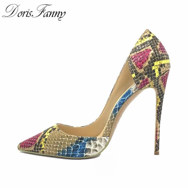 dress shoes dorisfanny snake printed stilettos for women pointed toe high heels plus size ladies pumps, Black
dress shoes dorisfanny snake printed stilettos for women pointed toe high heels plus size ladies pumps, Black