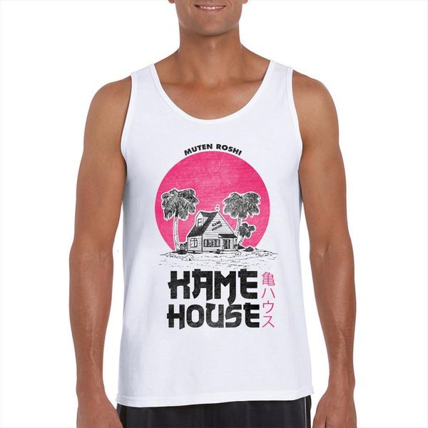 kame house pink printed men tank fashion o neck sleeveless vest funny tee, White;black
kame house pink printed men tank fashion o neck sleeveless vest funny tee, White;black