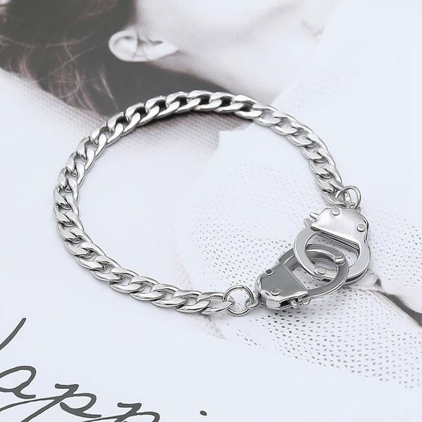 stainless steel bracelet men jewelry handcuffs charm bracelet for women accessories friendship girl couple bracelets, Black
stainless steel bracelet men jewelry handcuffs charm bracelet for women accessories friendship girl couple bracelets, Black