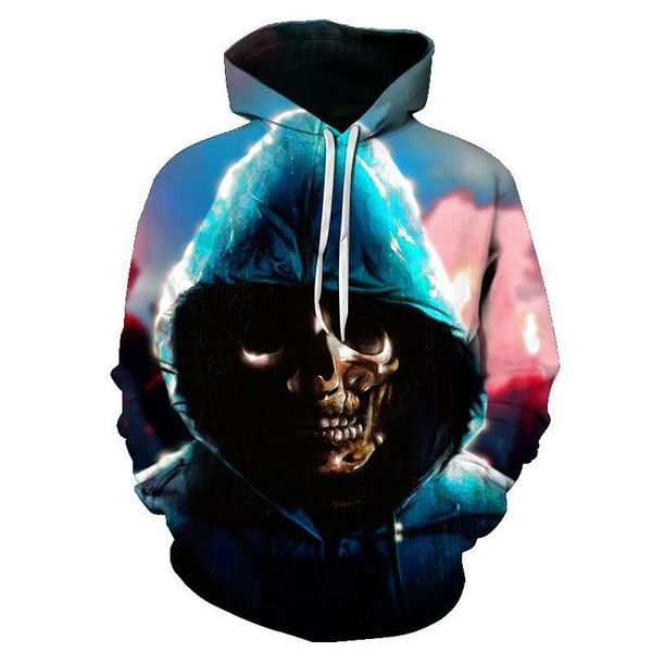 men's hoodies & sweatshirts 2021 spring and autumn hoodie skull face fashion men women 3d printed boy/girl long sleeve cool plus, Black
men's hoodies & sweatshirts 2021 spring and autumn hoodie skull face fashion men women 3d printed boy/girl long sleeve cool plus, Black