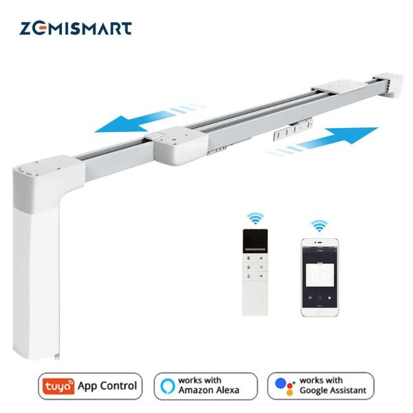 smart home control zemismart pre-assembly tuya curtain track work with alexa echo google voice app life timer
smart home control zemismart pre-assembly tuya curtain track work with alexa echo google voice app life timer