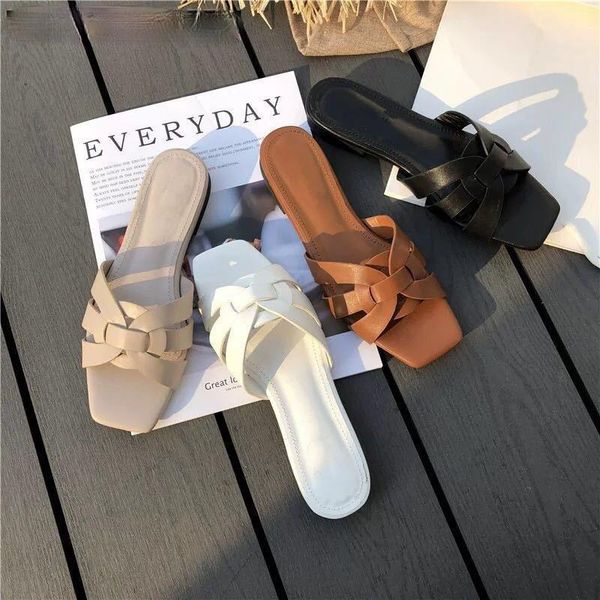 slippers bjyl women brand summer slides open toe flat casual shoes leisure sandal female beach flip flops big size 43, Black
slippers bjyl women brand summer slides open toe flat casual shoes leisure sandal female beach flip flops big size 43, Black
