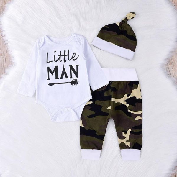 infant boy clothes baby girls boys letter print romper jumpsuit camouflage pants outfits set born clothing sets, White
infant boy clothes baby girls boys letter print romper jumpsuit camouflage pants outfits set born clothing sets, White