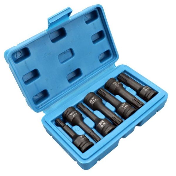 professional hand tool sets 7pcs/set impact socket bits 3/8 inch driver metric star torx hex spline ratchet screwdriver bit tools
professional hand tool sets 7pcs/set impact socket bits 3/8 inch driver metric star torx hex spline ratchet screwdriver bit tools