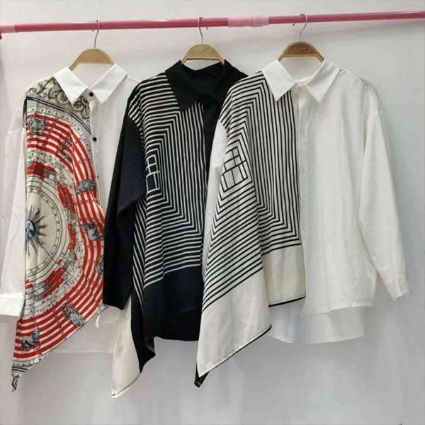 fashion france style oversized women shirts casual loose spring printing long sleeve blusas mujer, White
fashion france style oversized women shirts casual loose spring printing long sleeve blusas mujer, White
