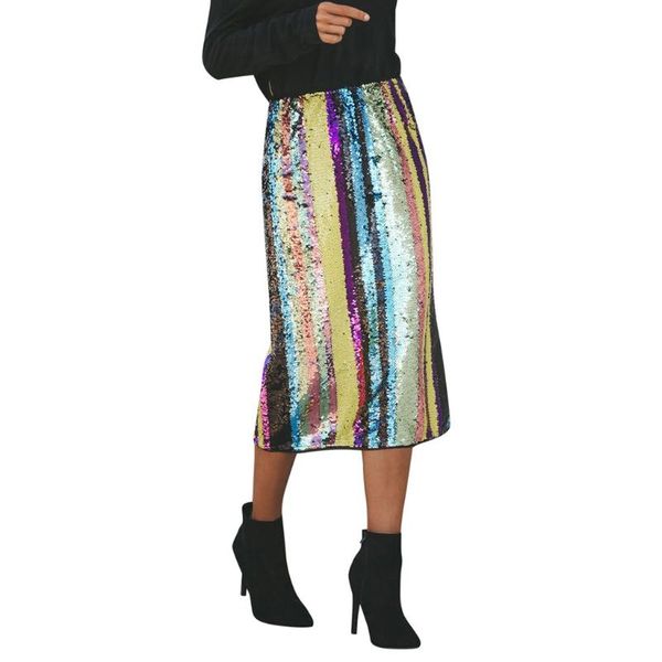 skirts fashion skirt women striped patchwork sequined split hem party high waist gift drop, Black
skirts fashion skirt women striped patchwork sequined split hem party high waist gift drop, Black