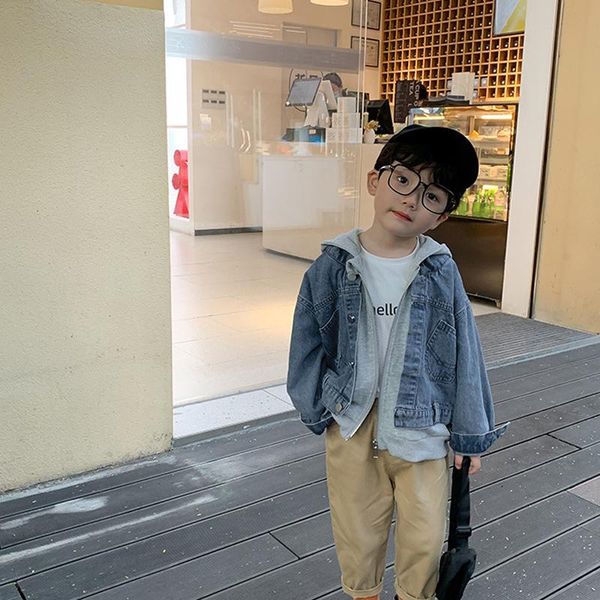 keelorn boys denim jacket 2021 korean fashion spring baby boys hooded coats long sleeve fall children solid outwear clothing, Blue;gray
keelorn boys denim jacket 2021 korean fashion spring baby boys hooded coats long sleeve fall children solid outwear clothing, Blue;gray