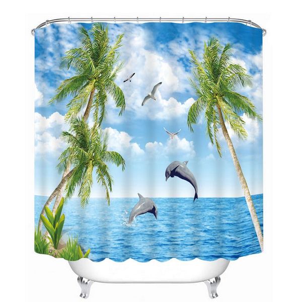 seascape pattern shower curtains natural scenery dolphin coconut tree bathroom curtain waterproof polyester fabric hanging cloth
seascape pattern shower curtains natural scenery dolphin coconut tree bathroom curtain waterproof polyester fabric hanging cloth