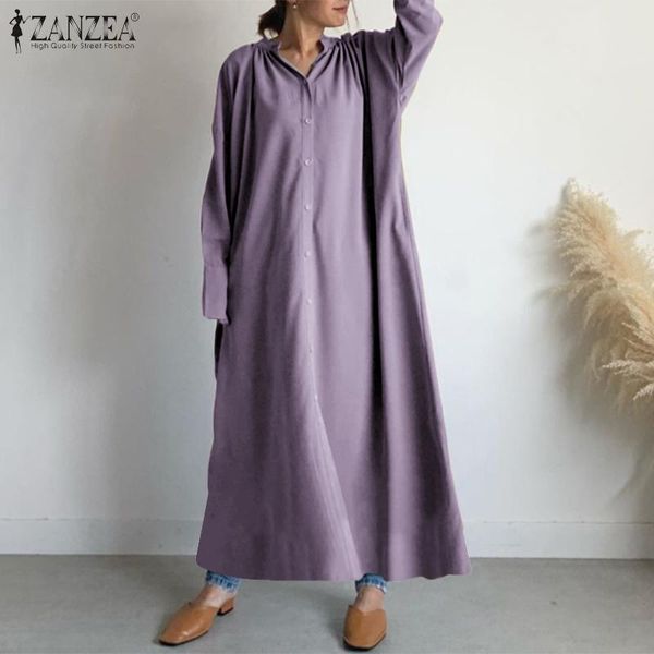 casual dresses zanzea for women 2021 ladies vintage maxi vestido de mujer spring loose sundress solid robe femme oversized 5xl, Black;gray
casual dresses zanzea for women 2021 ladies vintage maxi vestido de mujer spring loose sundress solid robe femme oversized 5xl, Black;gray