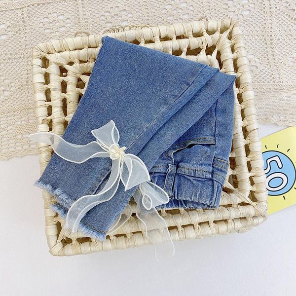 1-6t jeans for girls elegant bow cute denim pants sweet bowknot stretch lovely spring child trousers toddler kid baby steetwear, Blue
1-6t jeans for girls elegant bow cute denim pants sweet bowknot stretch lovely spring child trousers toddler kid baby steetwear, Blue