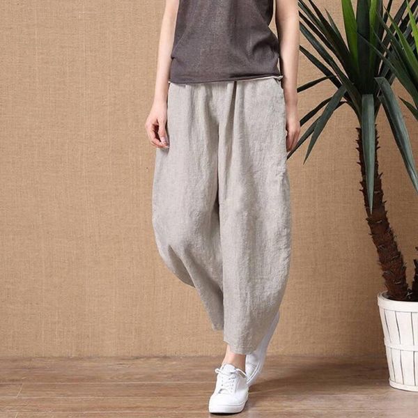 women's pants & capris cotton linen elastic waist vintage trousers lady loose casual plus size s-5xl retro literary, Black;white
women's pants & capris cotton linen elastic waist vintage trousers lady loose casual plus size s-5xl retro literary, Black;white