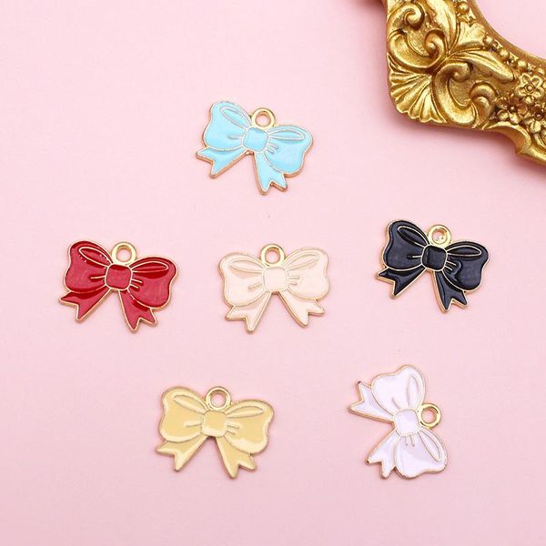 charms 10pcs 14*18mm sweet princess bowknot enamel pendant necklace earring bracelet diy charm cute color handmade jewelry making, Bronze;silver
charms 10pcs 14*18mm sweet princess bowknot enamel pendant necklace earring bracelet diy charm cute color handmade jewelry making, Bronze;silver