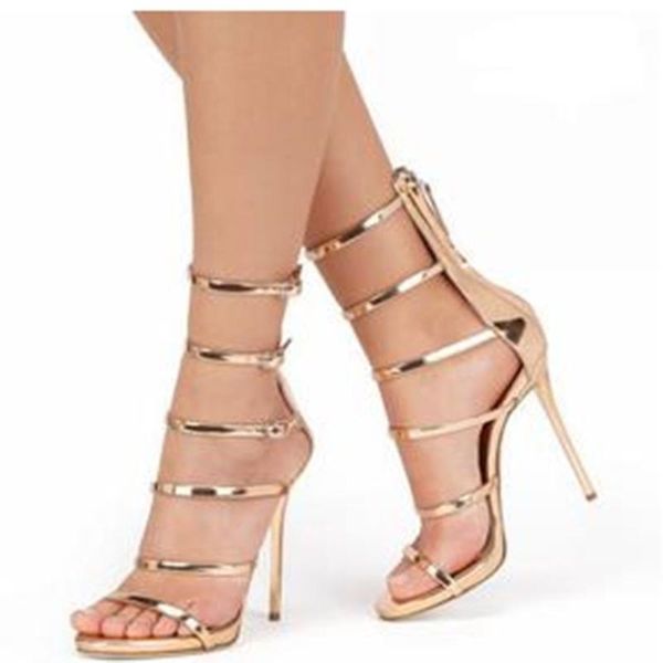 sandals gold ankle for women pointed toe boots gladiator fashion street style t-stage mirrored thin heel, Black
sandals gold ankle for women pointed toe boots gladiator fashion street style t-stage mirrored thin heel, Black