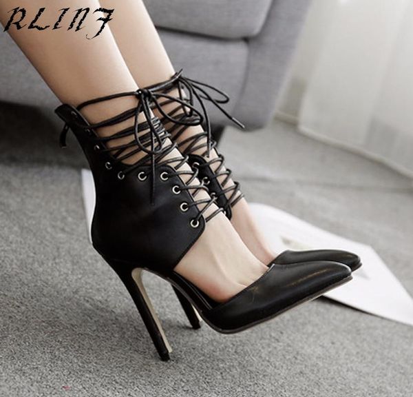 dress shoes rlinf rome spring women pumps pointed toe high heels cross-tied flock party, Black
dress shoes rlinf rome spring women pumps pointed toe high heels cross-tied flock party, Black