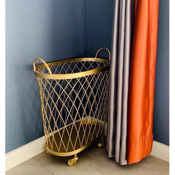 hooks & rails modern golden fashion metal gold color dirty clothes storage handle wheel laundry basket home creative organizer with
hooks & rails modern golden fashion metal gold color dirty clothes storage handle wheel laundry basket home creative organizer with