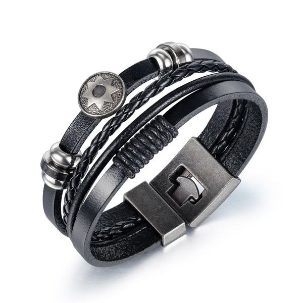 tennis cyue european men boy braided multi-layer leather bracelet stainless steel round charms button wristband fashion jewelry ylb0163, Golden;silver
tennis cyue european men boy braided multi-layer leather bracelet stainless steel round charms button wristband fashion jewelry ylb0163, Golden;silver