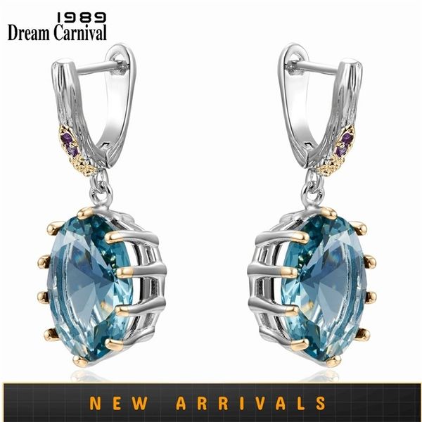 dreamcarnival1989 big blue drop earrings for women delicate cut zircon white gold plated bridal gothic jewelry we4034bl 210625, Silver
dreamcarnival1989 big blue drop earrings for women delicate cut zircon white gold plated bridal gothic jewelry we4034bl 210625, Silver