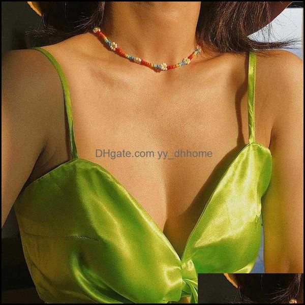 chokers necklaces & pendants jewelry colorf beaded ethnic necklace creative rice beads woven flower geometric drop delivery 2021 25xgd, Golden;silver
chokers necklaces & pendants jewelry colorf beaded ethnic necklace creative rice beads woven flower geometric drop delivery 2021 25xgd, Golden;silver