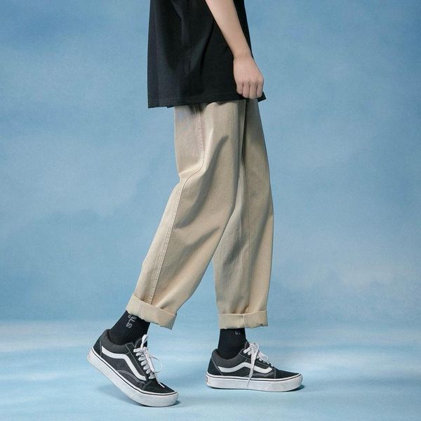 men's pants loose cargo men korean casual fashion straight-leg streetwear wide-leg trousers, Black
men's pants loose cargo men korean casual fashion straight-leg streetwear wide-leg trousers, Black