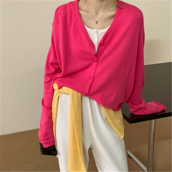 2021 summer brief all match loose stylish women korean slim o-neck minimalist cardigans sweaters chic new streetwear 2pdo, White;black
2021 summer brief all match loose stylish women korean slim o-neck minimalist cardigans sweaters chic new streetwear 2pdo, White;black