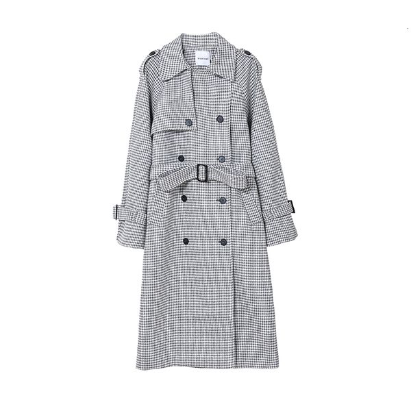 2021 new vintage houndstooth woolen double breasted long coat autumn outfits for women 017o, Black
2021 new vintage houndstooth woolen double breasted long coat autumn outfits for women 017o, Black