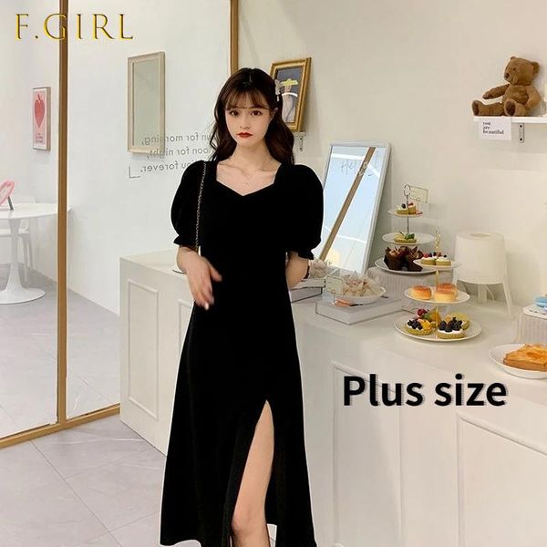 casual dresses women black retro plus size 4xl elegant friends side slit temperament minimalist shirring summer 2021 daily chic simple, Black;gray
casual dresses women black retro plus size 4xl elegant friends side slit temperament minimalist shirring summer 2021 daily chic simple, Black;gray