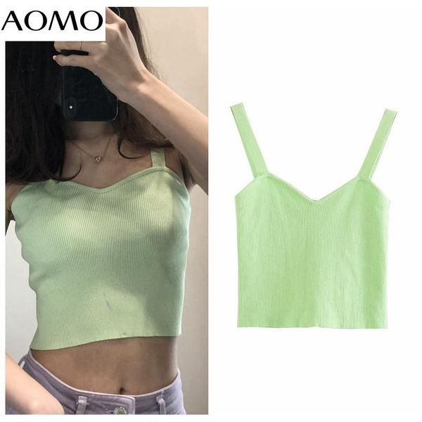 women's tanks & camis aomo women strehy knit v neck spaghetti strap sleeveless backless blouses shirts female casual solid 3l42a, White
women's tanks & camis aomo women strehy knit v neck spaghetti strap sleeveless backless blouses shirts female casual solid 3l42a, White