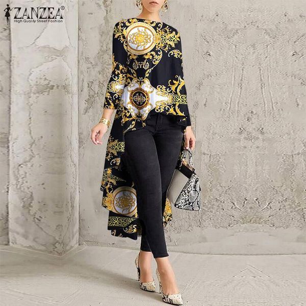 women's blouses & shirts autumn floral printed blouse zanzea fashion women asymmetrical shirt bohemian party blusas oversized long slee, White
women's blouses & shirts autumn floral printed blouse zanzea fashion women asymmetrical shirt bohemian party blusas oversized long slee, White