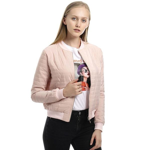 women's jackets 2021 autumn winter women jacket leisure fashion baseball uniform o-neck zipper stitching quilted sweater short coats, Black;brown
women's jackets 2021 autumn winter women jacket leisure fashion baseball uniform o-neck zipper stitching quilted sweater short coats, Black;brown