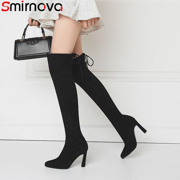 boots smirnova big size 34-43 fashion over the knee pointed toe slip on thigh high stretch autumn winter 2021, Black
boots smirnova big size 34-43 fashion over the knee pointed toe slip on thigh high stretch autumn winter 2021, Black