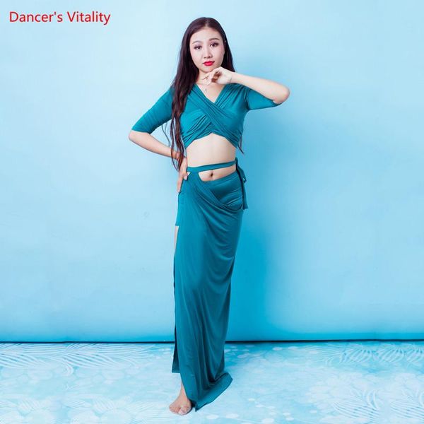 stage wear belly dance lace suit female temperament short sleeve practice clothes set shirt long skirt performance clothing, Black;red
stage wear belly dance lace suit female temperament short sleeve practice clothes set shirt long skirt performance clothing, Black;red