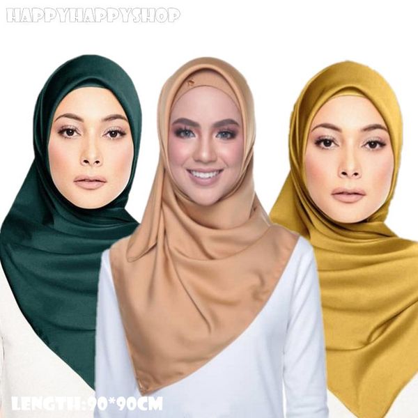 scarves 90cm*90cm muslim plain hijab scarf women square headband headscarf wraps shawls neck cover solid color bandanas, Blue;gray
scarves 90cm*90cm muslim plain hijab scarf women square headband headscarf wraps shawls neck cover solid color bandanas, Blue;gray