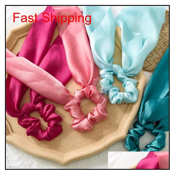 long ribbon scrunchie stretch headbands scrunchies women elastic hair bands girls hair ties solid satin qylvfa abc2007, Slivery;white
long ribbon scrunchie stretch headbands scrunchies women elastic hair bands girls hair ties solid satin qylvfa abc2007, Slivery;white
