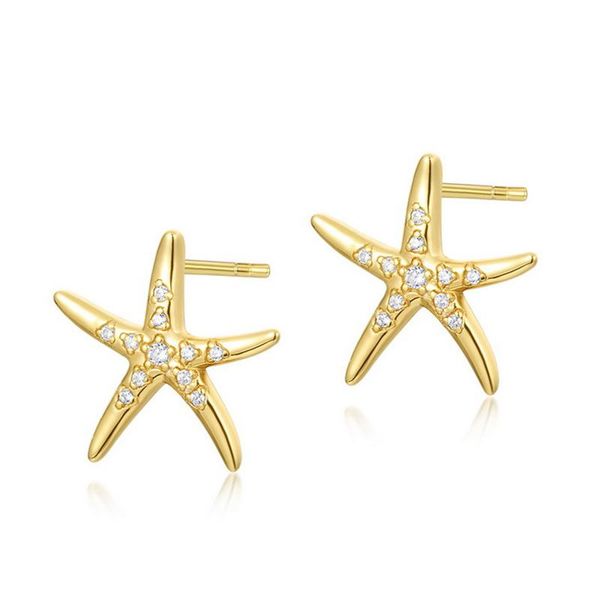 stud 925 sterling silver earring for women summer ocean starfish 5a zircon women's plated 10k gold earrings party fine jewelry, Golden;silver
stud 925 sterling silver earring for women summer ocean starfish 5a zircon women's plated 10k gold earrings party fine jewelry, Golden;silver
