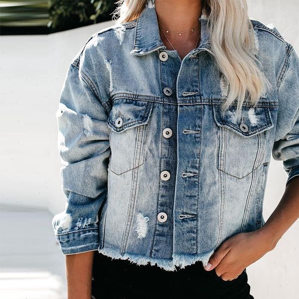 jackets vintage womens hole destroyed short denim coat autumn 2021 girls cropped coats and jackets women chaqueta mujer d25, Black;brown
jackets vintage womens hole destroyed short denim coat autumn 2021 girls cropped coats and jackets women chaqueta mujer d25, Black;brown