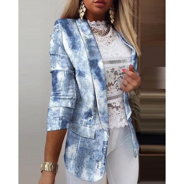 women's suits & blazers tie dye blazer women 2021 office lady jacket female for notched autumn long sleeve and jackets coat, White;black
women's suits & blazers tie dye blazer women 2021 office lady jacket female for notched autumn long sleeve and jackets coat, White;black