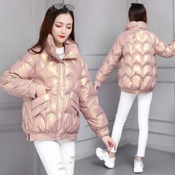 women's down & parkas winter coats 2021 disposable bright face padded jacket short korean loose cotton-padded small, Black
women's down & parkas winter coats 2021 disposable bright face padded jacket short korean loose cotton-padded small, Black